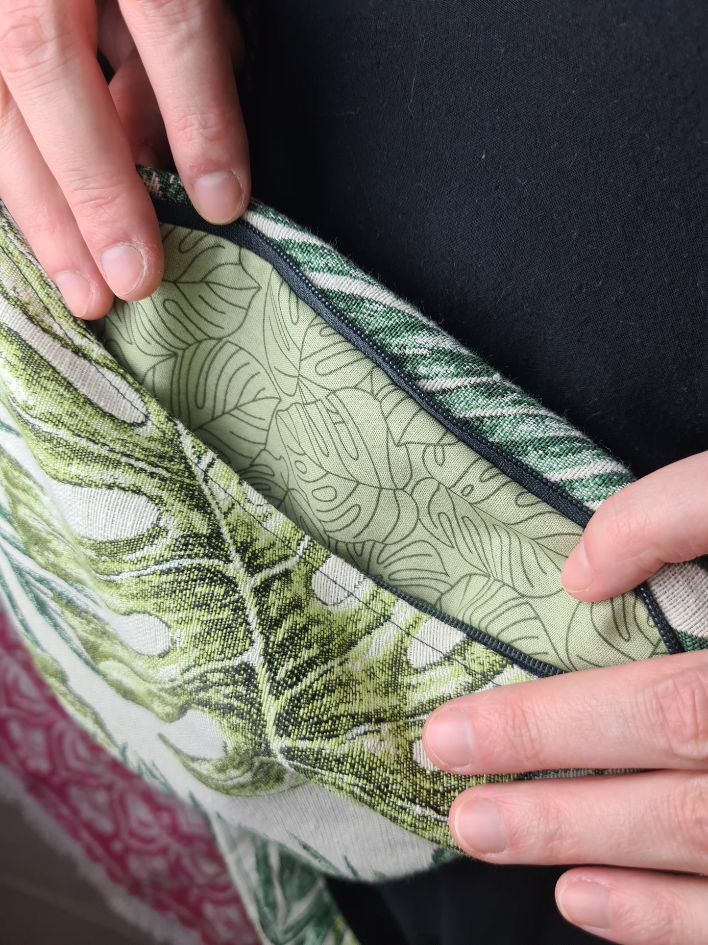 Bauchtasche mit 2 Fächern