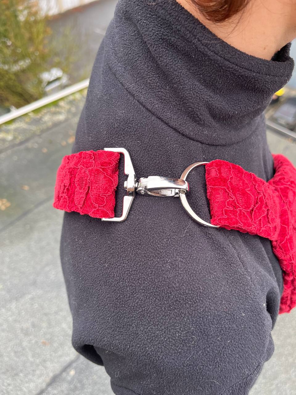 Große Bauchtasche Spitze