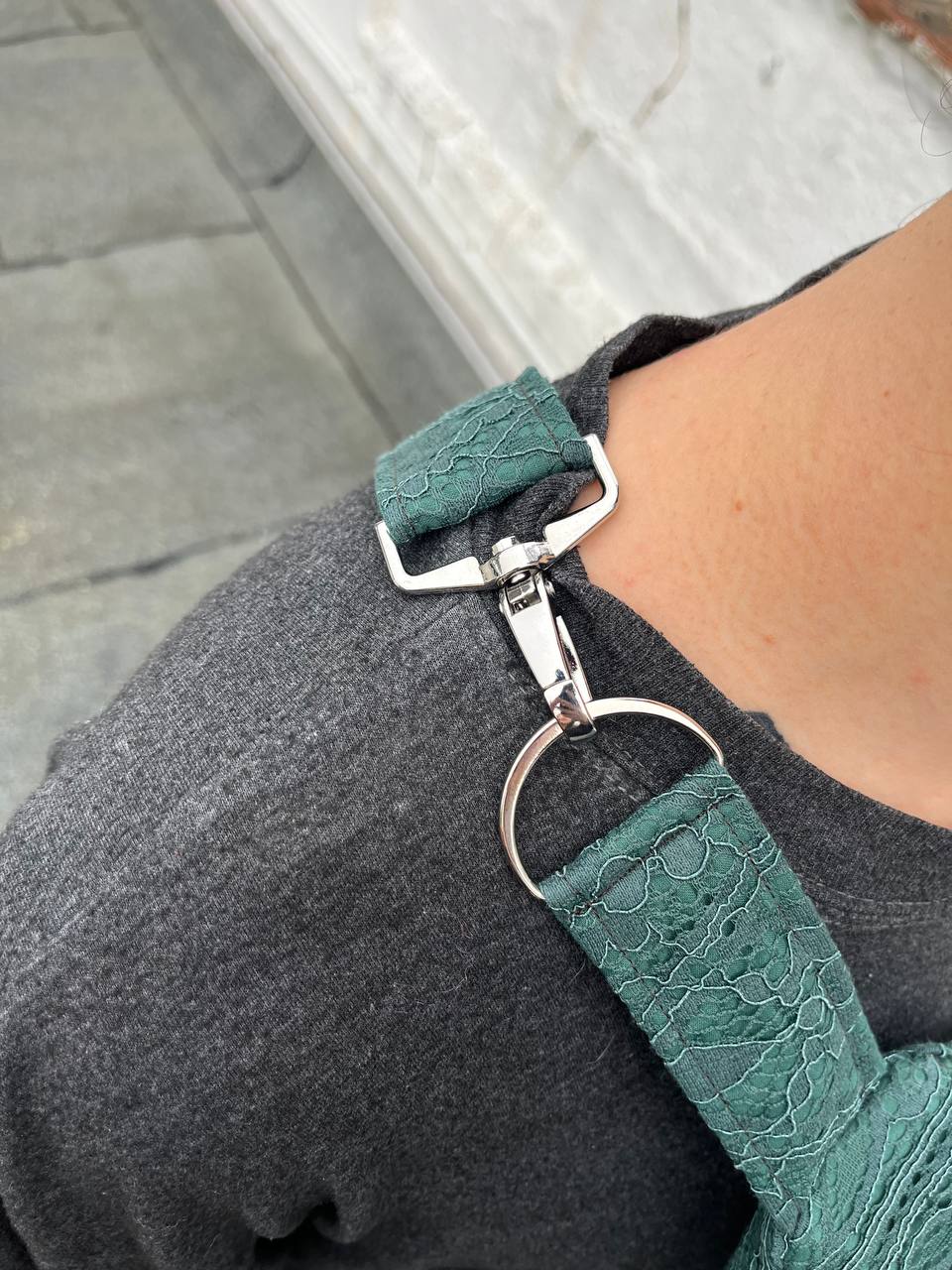 Große Bauchtasche Spitze