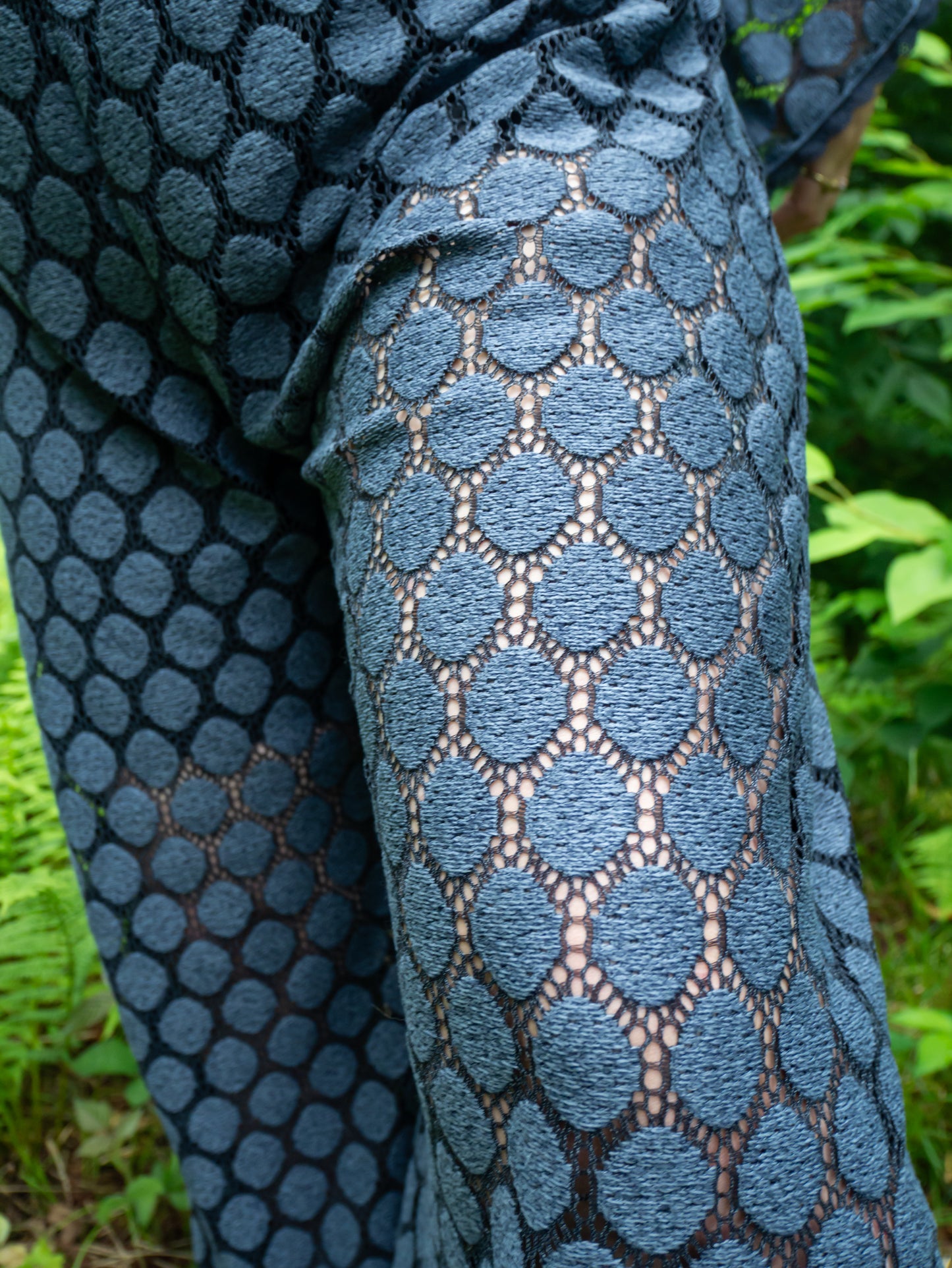 Blaues Spitzen Set